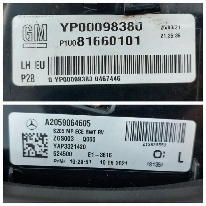 Stop tripla stanga mercedes c class w205 break opel grandland x stop dreapta mazda cx5 cx-5