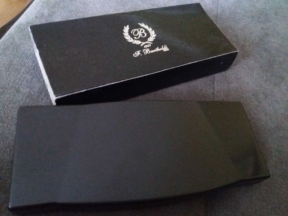 Комплект писалка и химикалка Bartholdi Italy метални в кутия