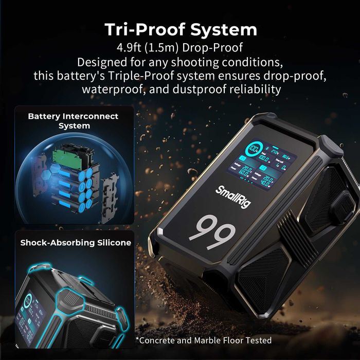 SmallRig X99 — Профессиональный Аккумулятор 100W. Есть доставка