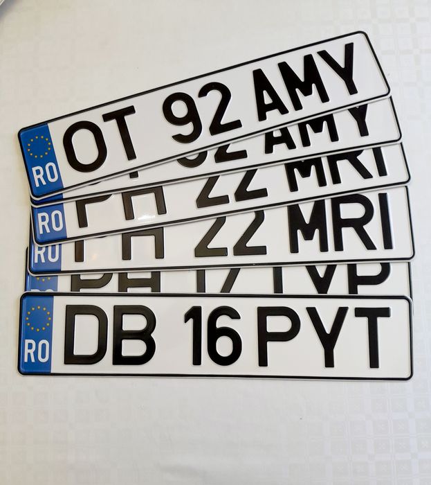 Numere auto  placute auto personalizate ornamentale