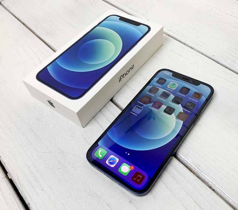 iPhone 12 128Gb синий  Гарантия  Магазин Red Geek
