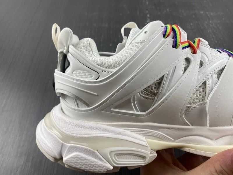 Balenciaga Track Sneaker "White/Rainbow Laces"
