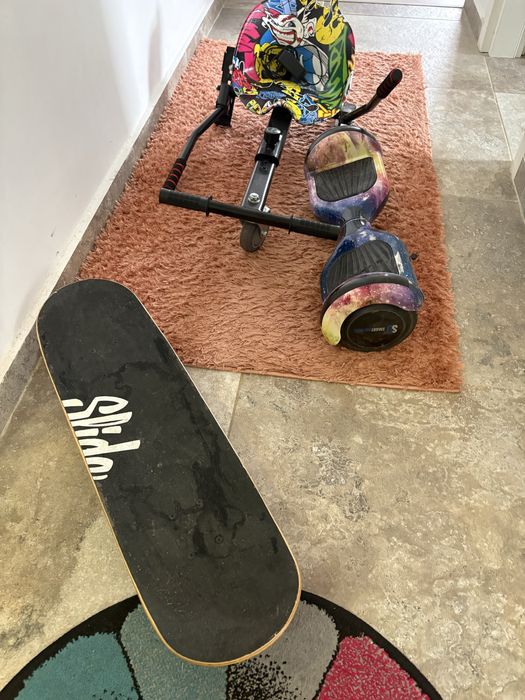 Hoverboard si scaun plus skateboard