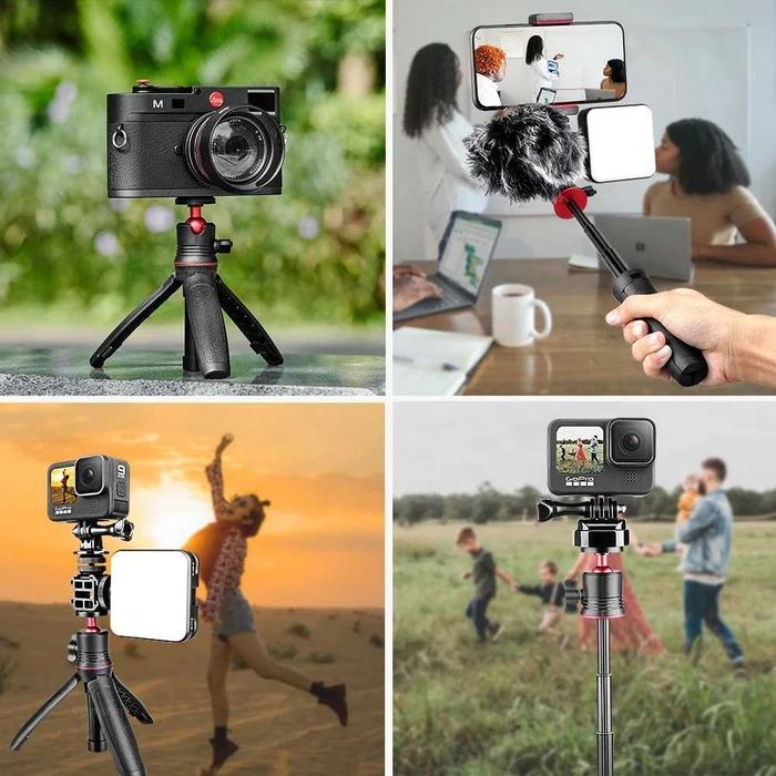 Mini trepied 3in1: selfie stick trepied suport filmare GoPro / telefon