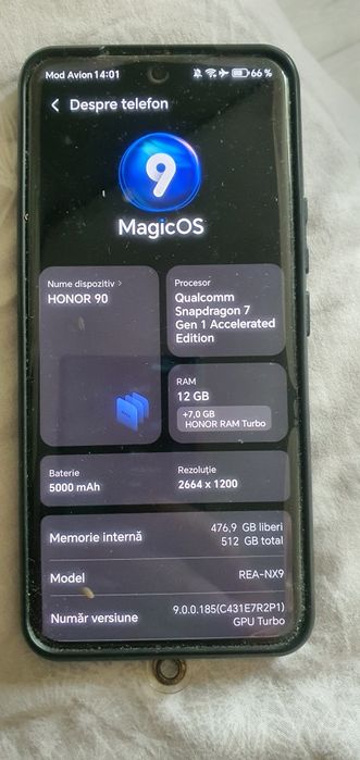 Vând Honor 90 de 12gb ram