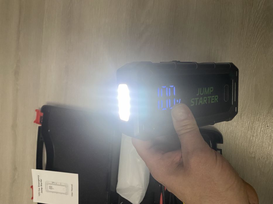 Robot de pornire / Starter Auto Portabil, 18000 mAh, 12 V ~ Pret redus ‼️