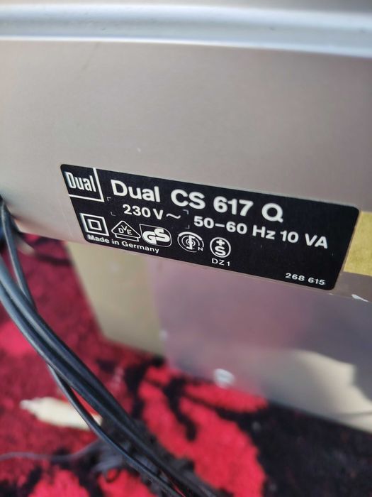 Pick-up Dual CS 617 Q Direct Drive quartz control,Turntable System