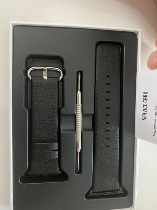 Кожаный ремешок для apple watch