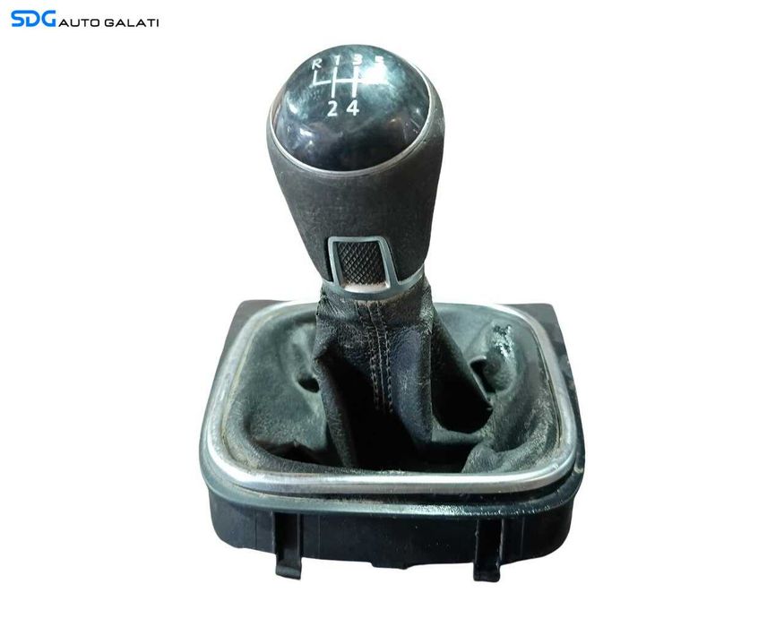 Nuca cu Manson Piele Schimbator Viteze Cutie Manuala 5+1 Trepte Volkswagen Jetta 4 2011 - 2018 Cod 5K0711113N [LR6045]
