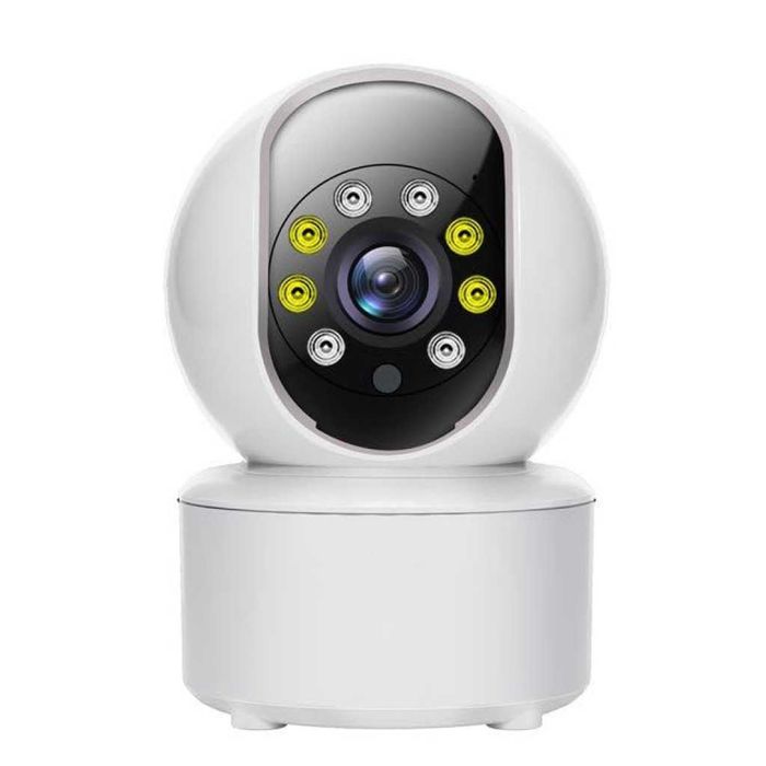 Камера 360° WiFi охранителна, с 2MP, 2-посочно аудио и нощен цвят -