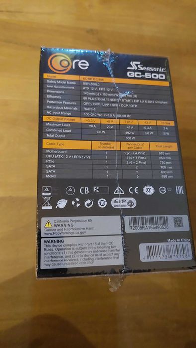 Sursa Seasonic 500W Gold