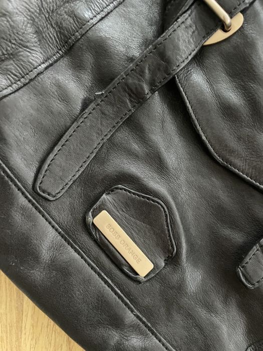 Geanta piele Boss Orange