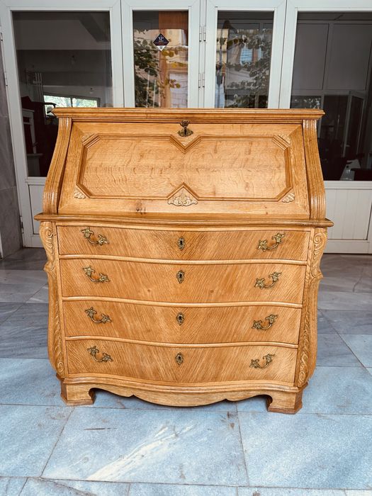 Оригинален датски секретер Snedkergårdens Stilmøbler – масивен дъб