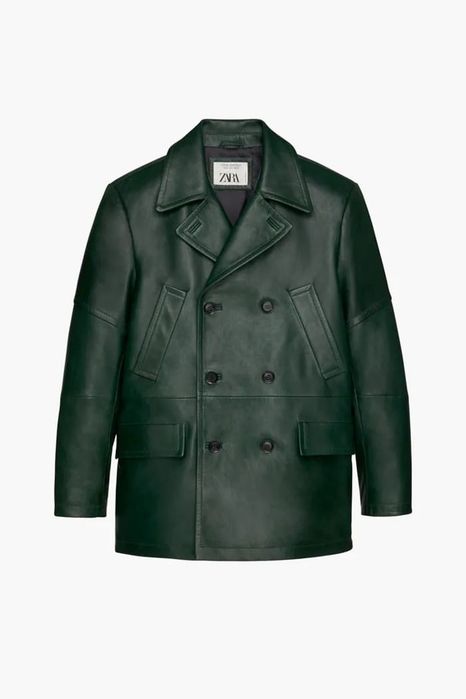Geaca piele naturala Zara Studio