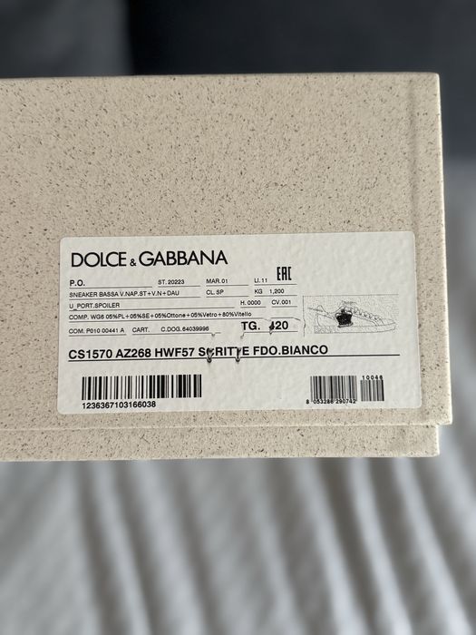 Pantofi Dolce Gabbana Portofino, marimea 42