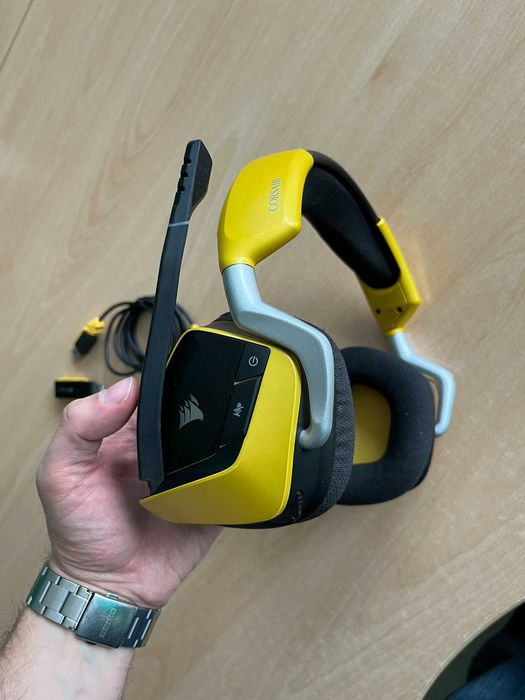 Геймърски слушалки - Corsair VOID RGB ELITE Wireless Gaming Headset