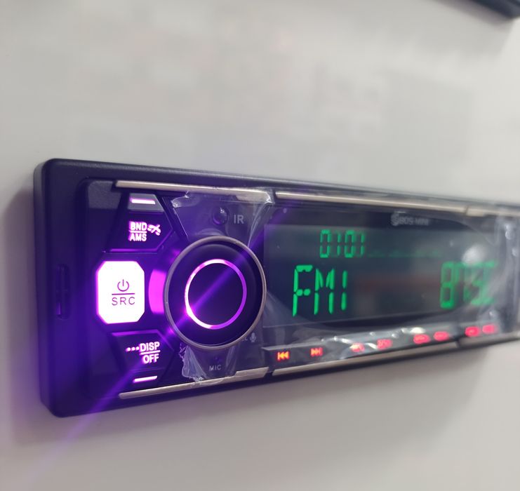 Mafon 8065 BT Bluetooth Magnitola USB, AUX, RGB подсветка