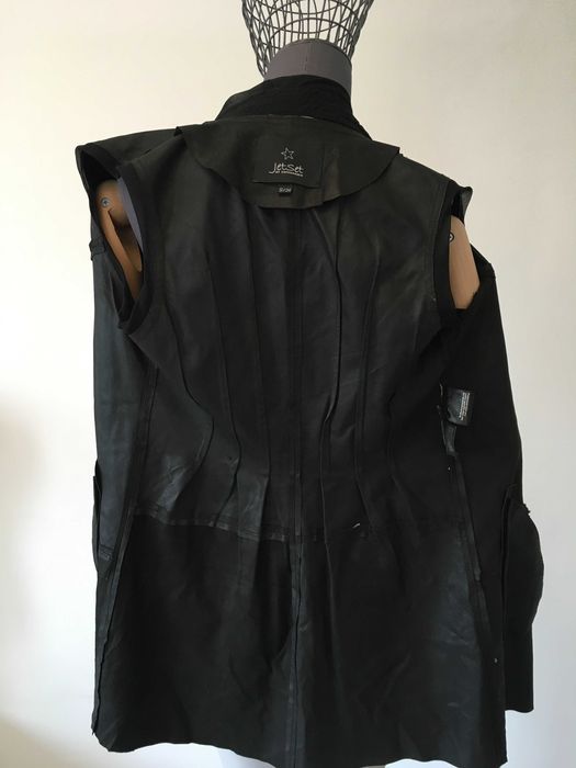 Jet Set елегантен елек естествена кожа S