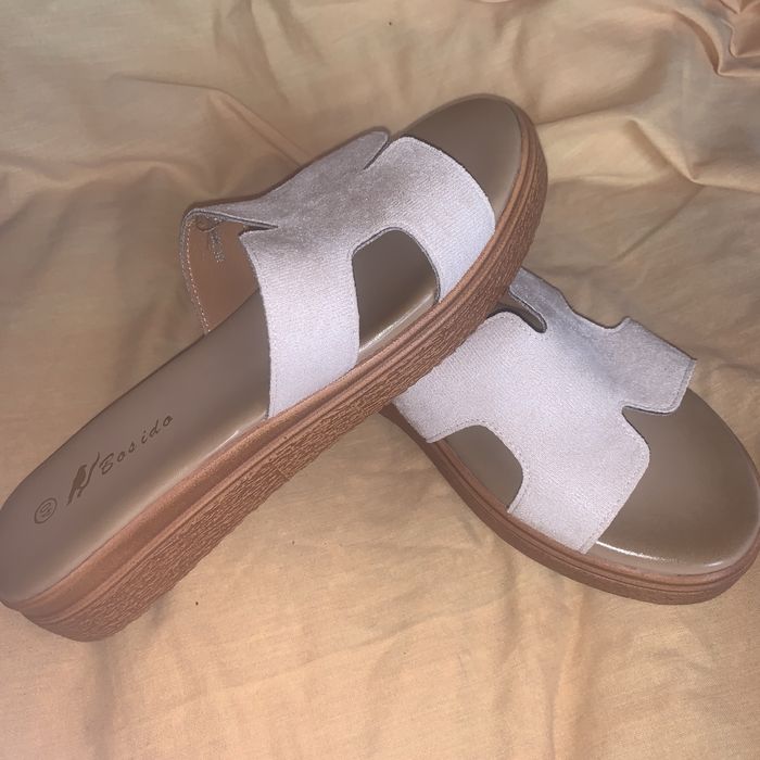 Обувки Дамски Чехли от Естествена Кожа Bosido