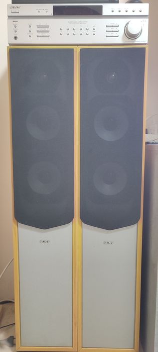 Усилвател Sony с две тонколони