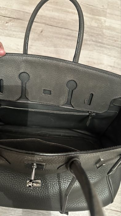 Geantă originala Hermès Birkin 35 – Elephant Grey