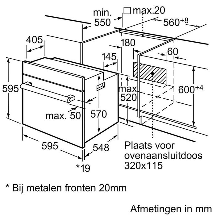 A+ Фурна за вграждане Siemens-Сименс iQ700 67 литра ecoClean 3D
