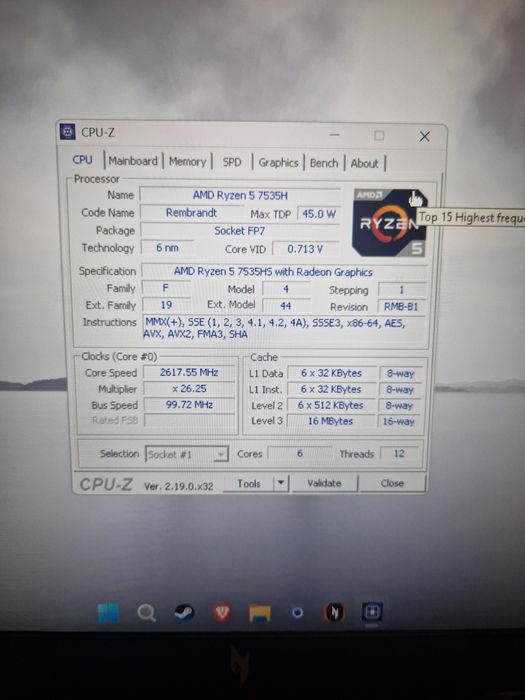 Acer Nitro V15 Gaming – Ryzen 5 7535H, RTX 4050, 16GB RAM DDR5 – Cooler GRATIS