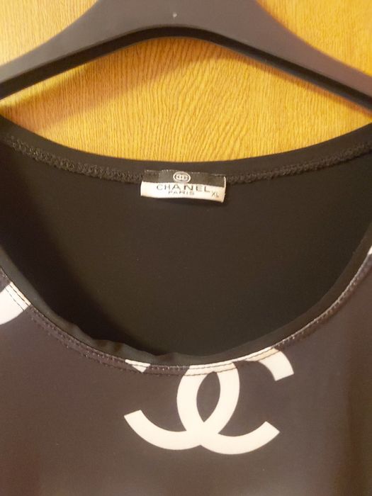 Стилна рокля "Chanel Paris" с Minnie Mouse – размер XL