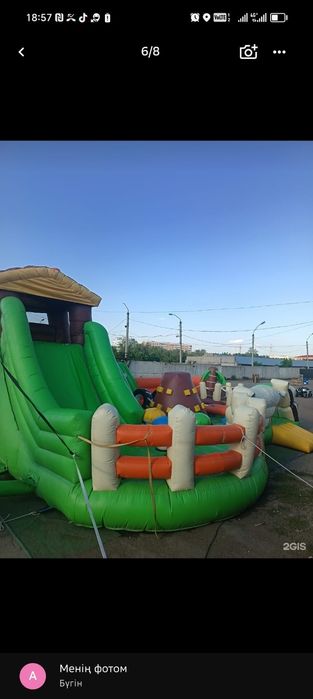 Батут продаётся 2 насоса в комплекте 9 на 6