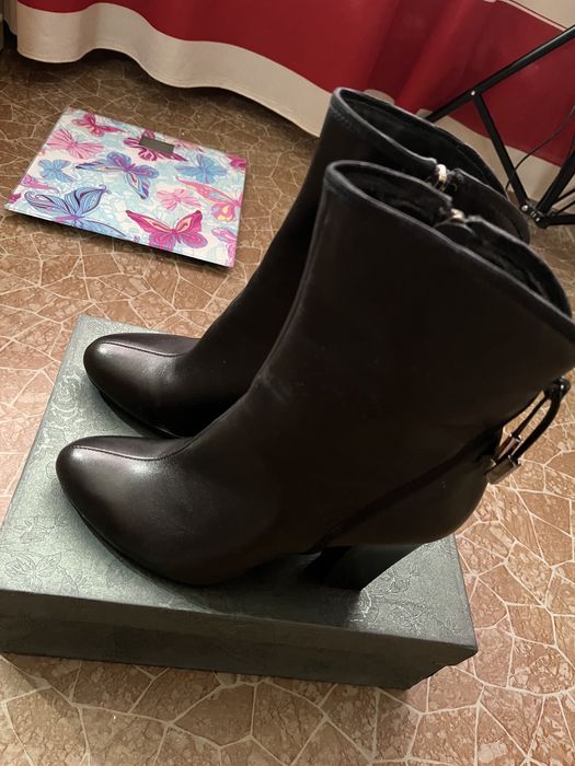 Сапоги кожаные весна осень