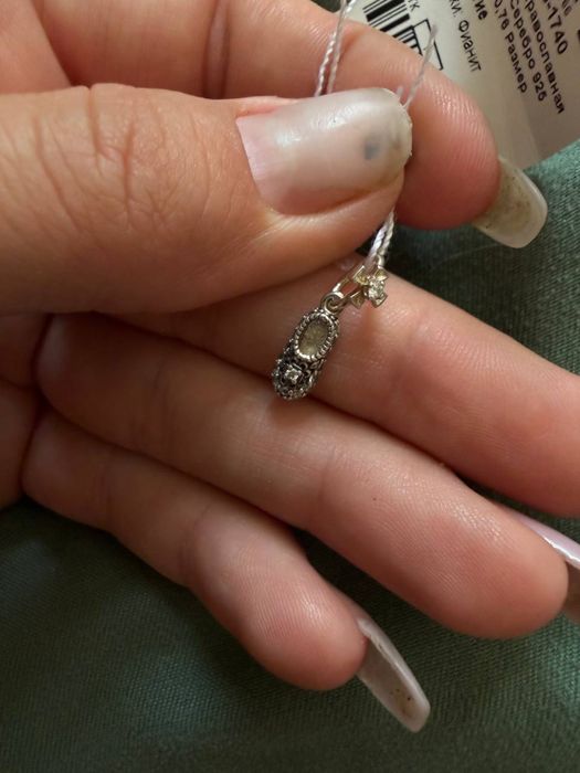 Серебро 925 пробы цепочка и подвески види бошмачка