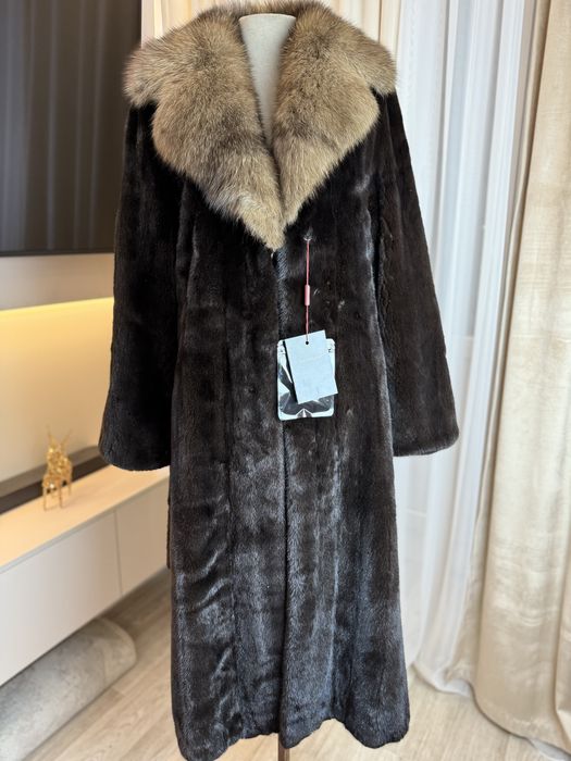 Норковая шуба с Соболем  blackglama