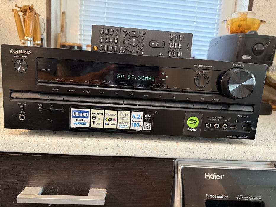 Onkyo TX-NR535 Bluetooth Wi Fi