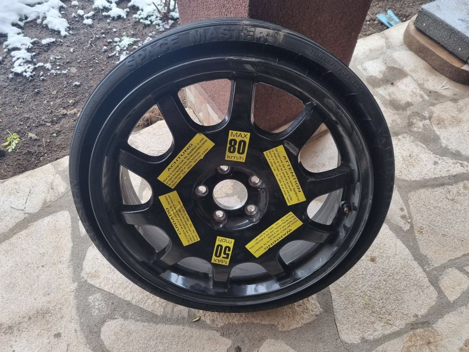 Резервна гума  атерица за Audi Q7 Q5 Tuareg 175/55/18