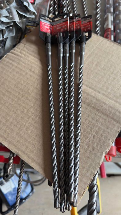 Бур sds plus d 5, 6, 10, 8, 10, 12, 14, 16, sds max d 14, 16, 18,