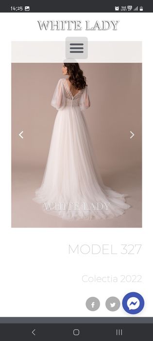 Vând rochie de mireasa