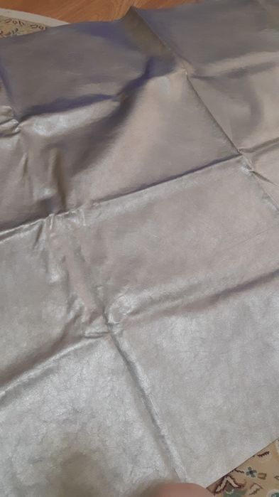 Экокожа золотистого цвета материал/ отрез