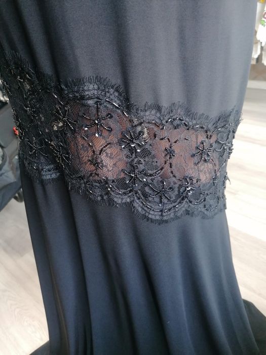 Rochie lunga neagra eleganta