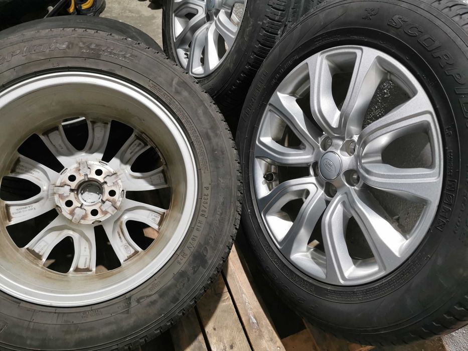 Jante Originale Land Rover/Range Rover Evoque R18 cu anvelope de iarna