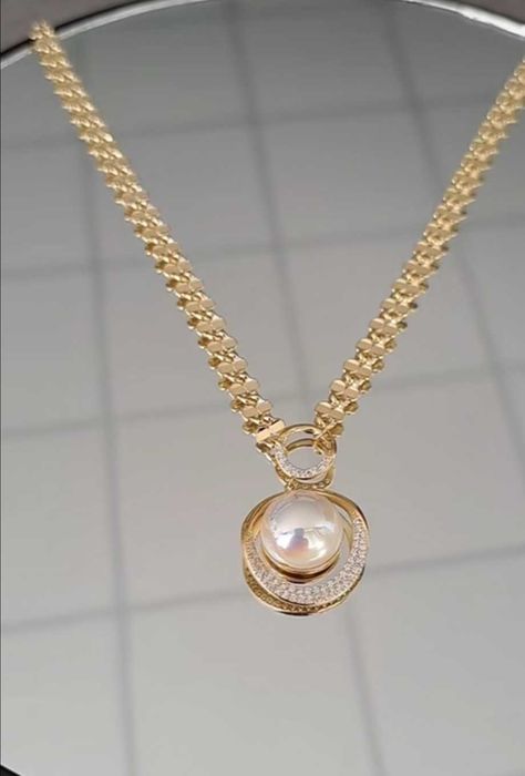 Дамско позлатено колие