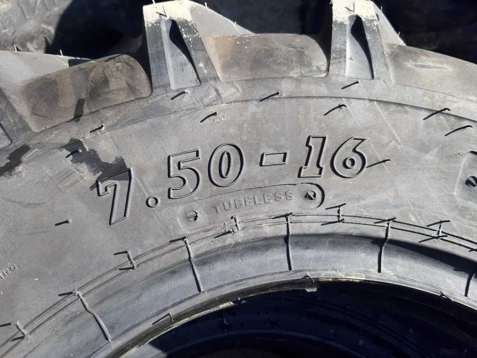 Anvelope noi de tractiune cu 8PR 7.50-16 tractor fata 4x4