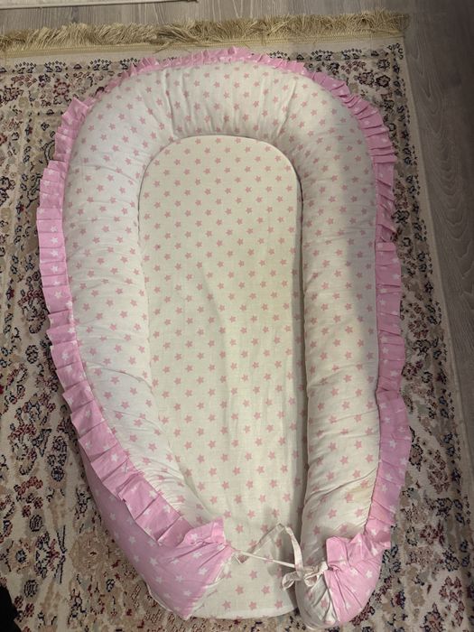 Детский кокон с подушкой