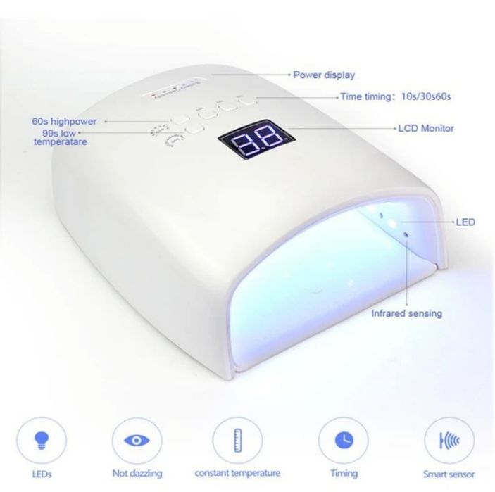 Акумолаторна лампа за маникюр