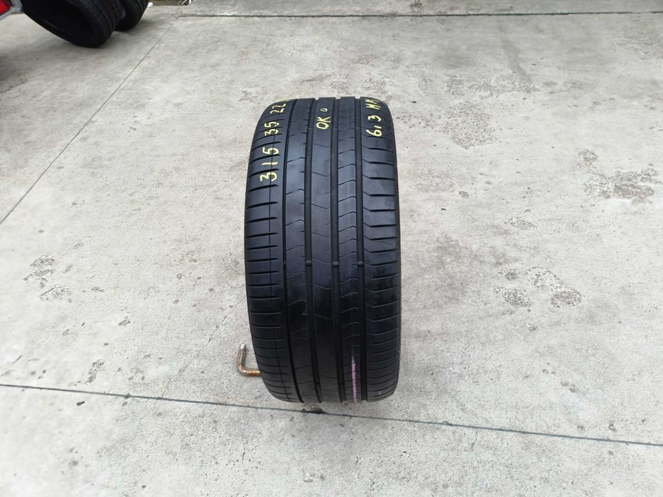 Doua anvelope vara 315 35 22 pirelli p zero pz4 run flat profil 6,3 mm