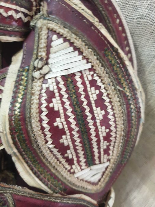 Арабски сандали.От естествена кожа и гьон