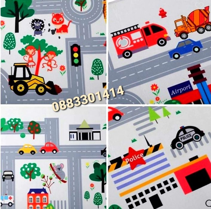 Детски килим Писта 150х100см