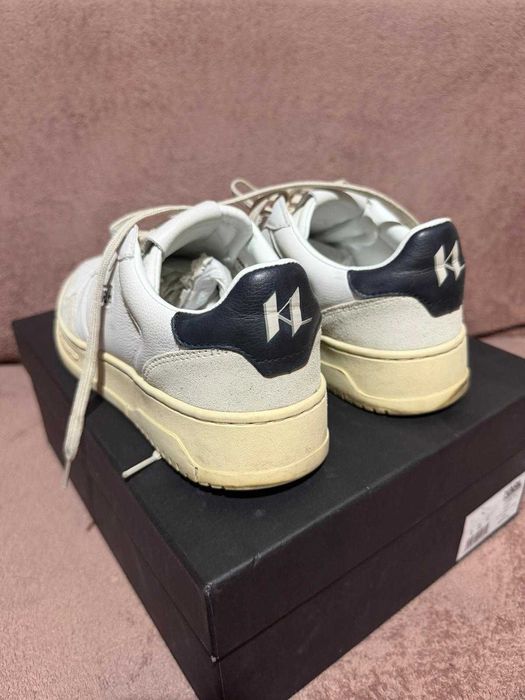 Pantofi sport Karl Lagerfeld Krew - piele, alb/bej, mărimea 40