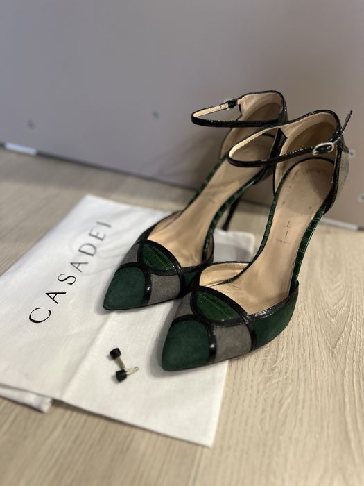 Casadei туфли, замша, классика