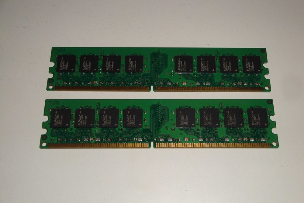 set memorie ram kingston ddr2 2gb dual channel kit pc2 5300 667mhz
