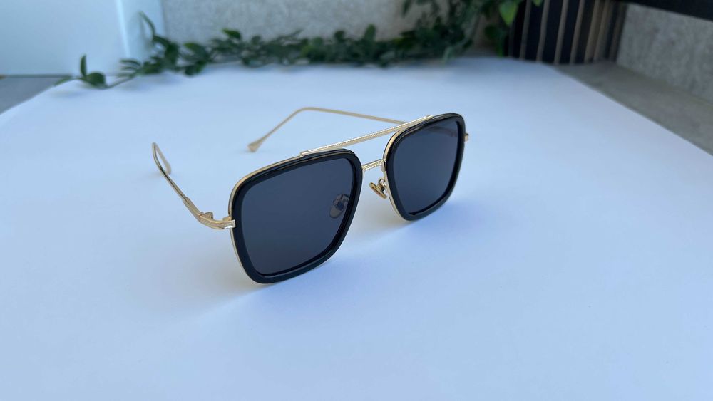 Ochelari de soare Dita Flight - Rama aurie Lentile gri degrade